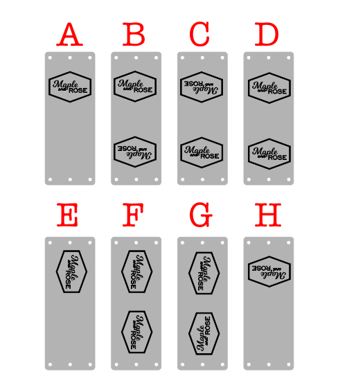 Chicago Screw Leatherette Tags