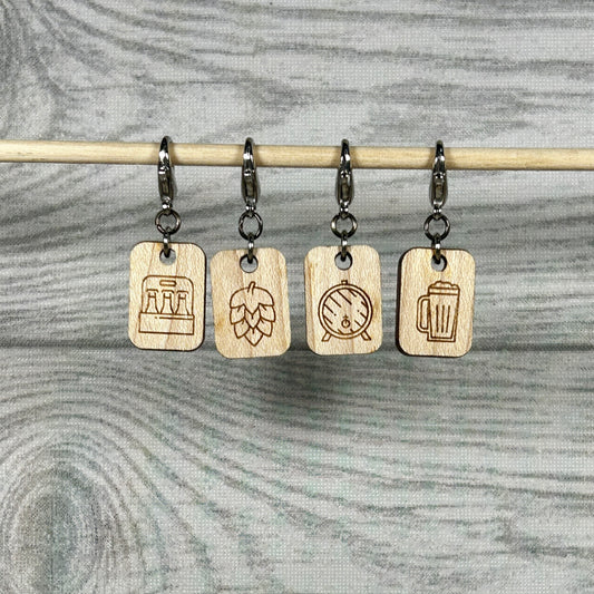 Beer Stitch Markers
