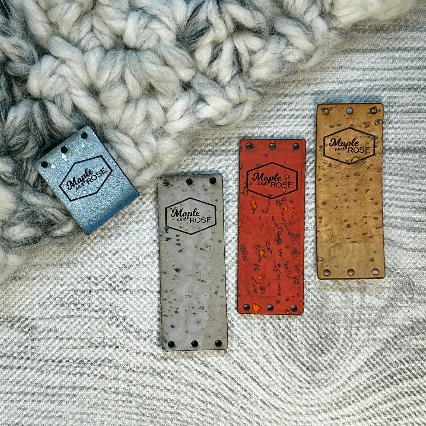 Cork Fold Over Tags
