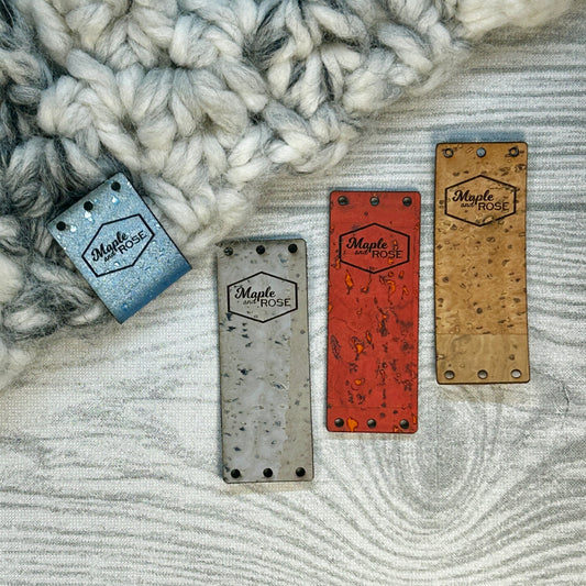 Cork Fold Over Tags