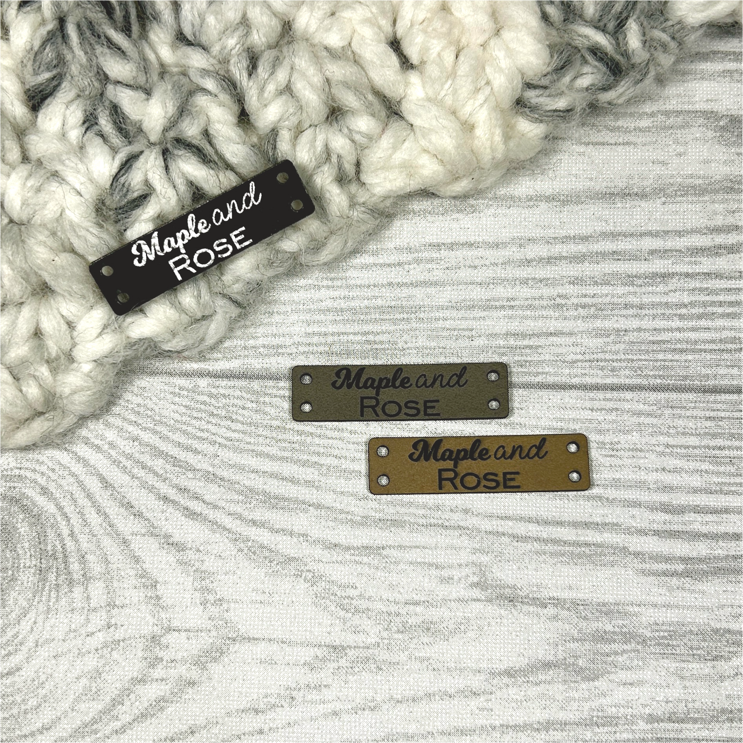 Leatherette Slim Tags