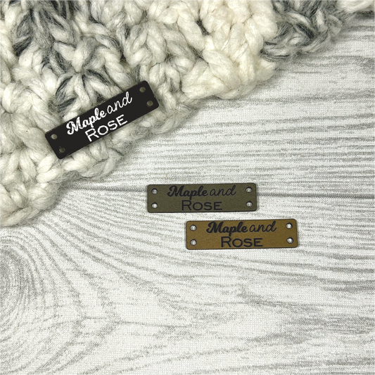 Leatherette Slim Tags