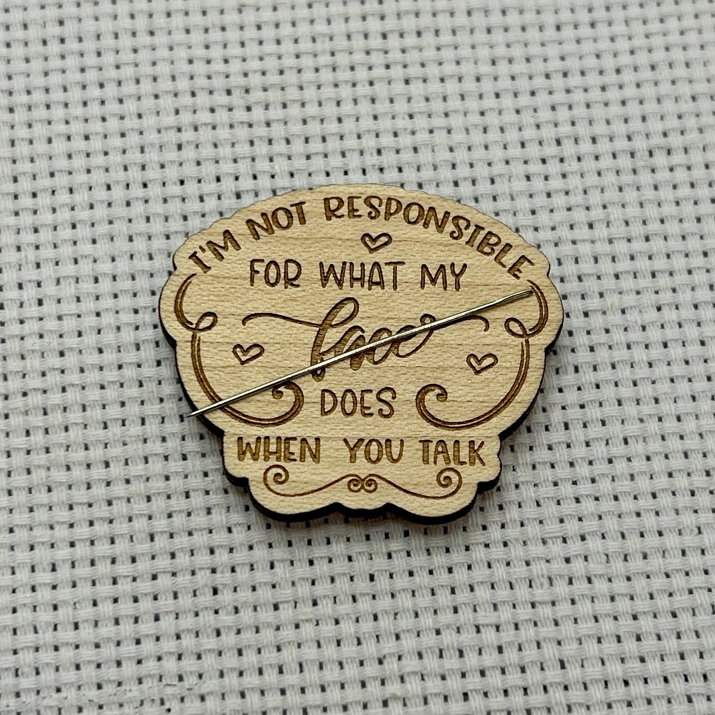 Not Responsible Needle Minder