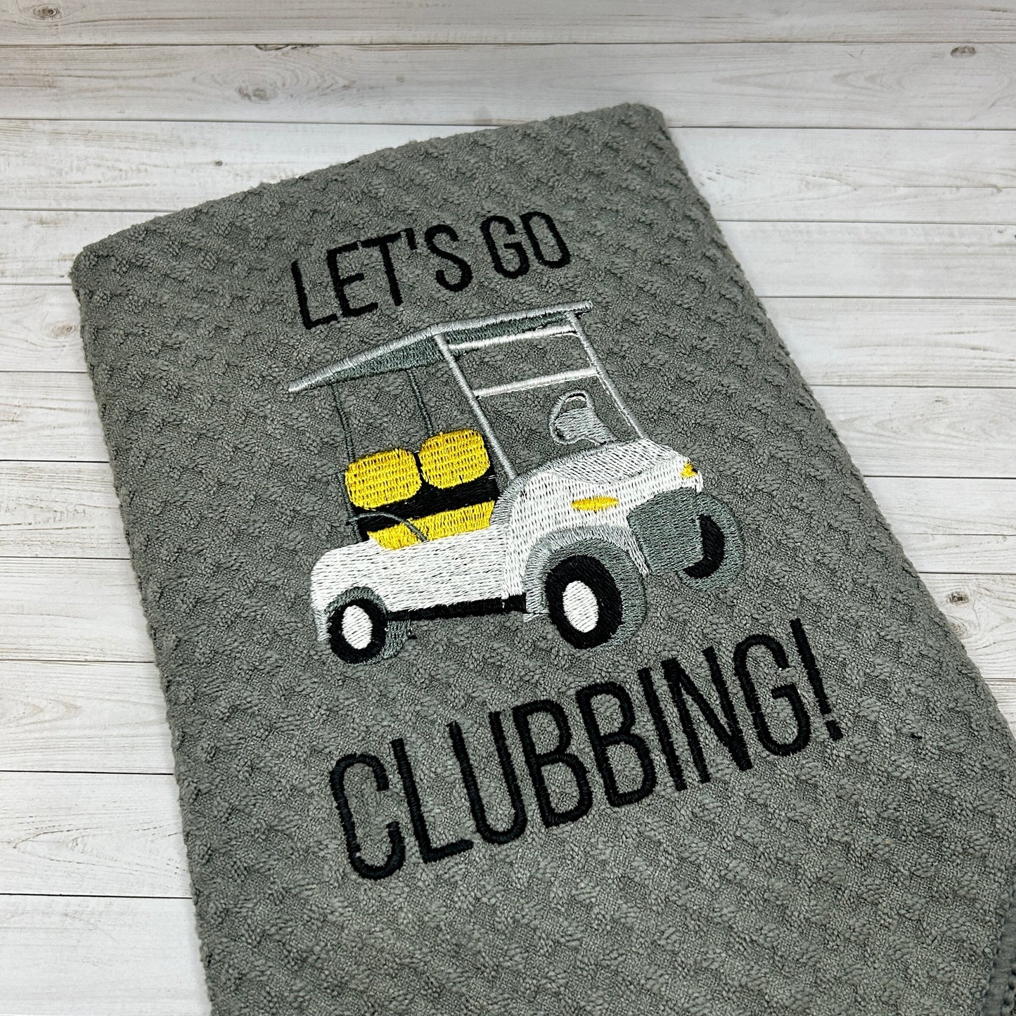 Go Clubbing Golf Towel