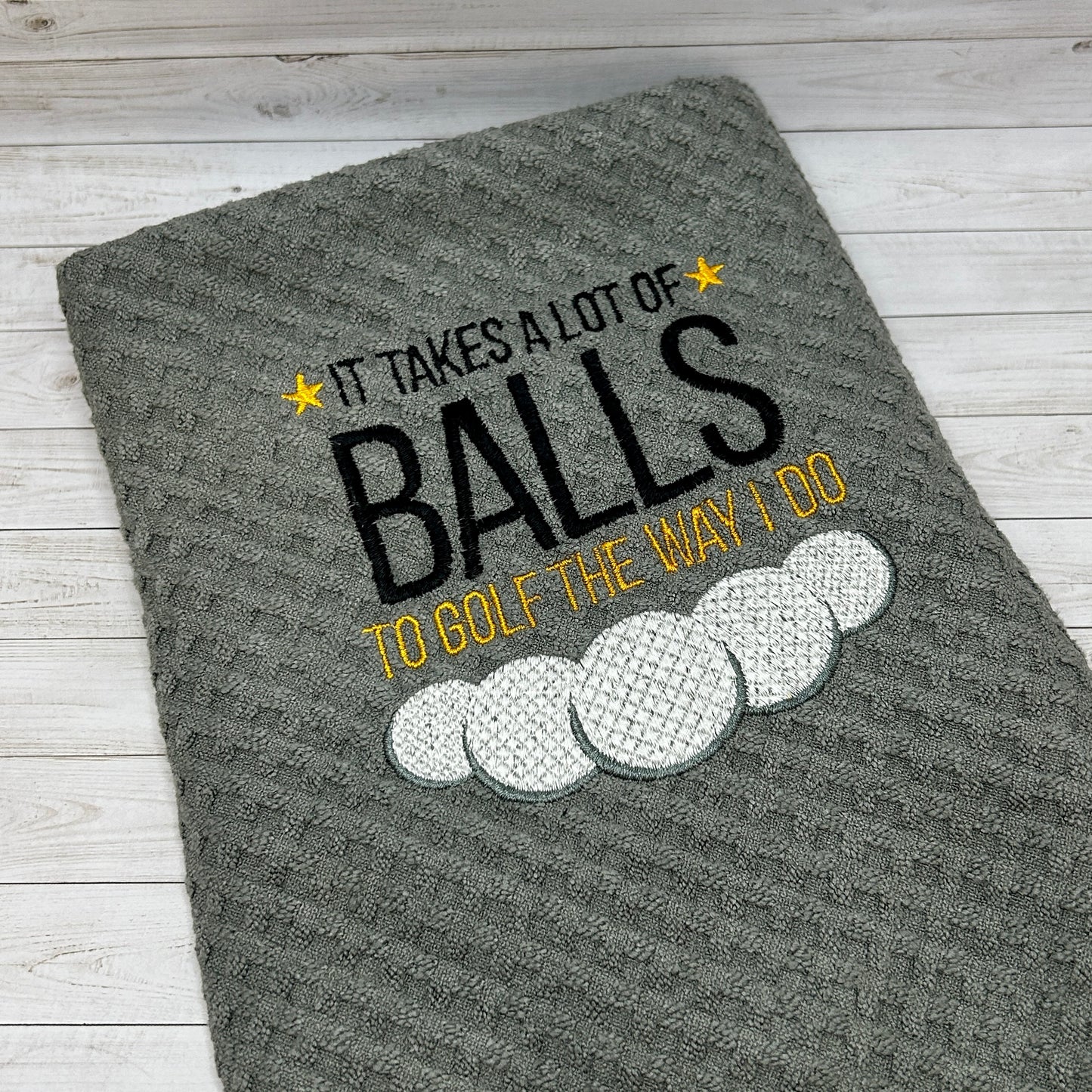 A lot of Balls Golf Towel