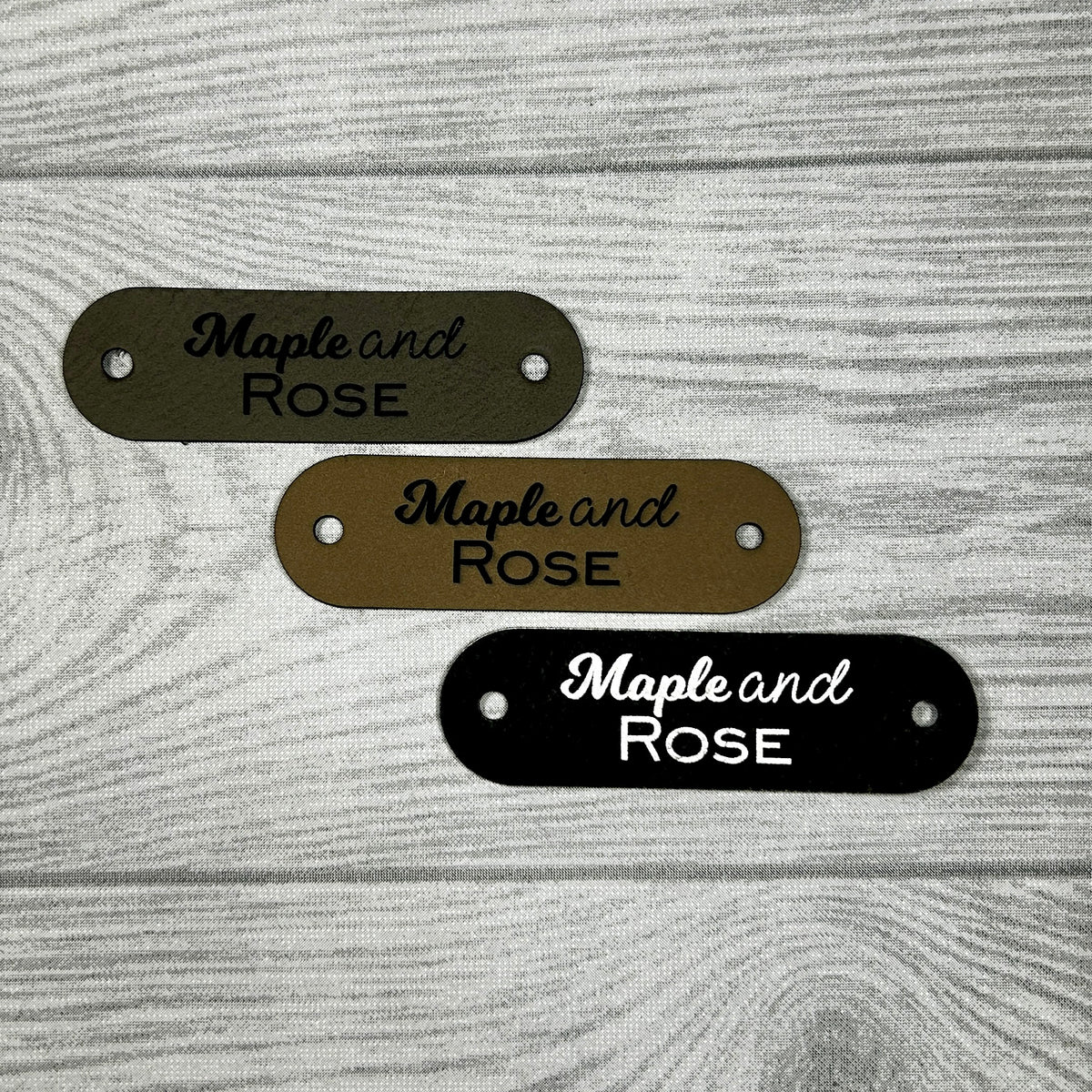 Leatherette Double Cap Flat Lay