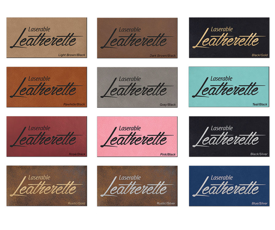 Leatherette Double Cap Flat Lay Narrow
