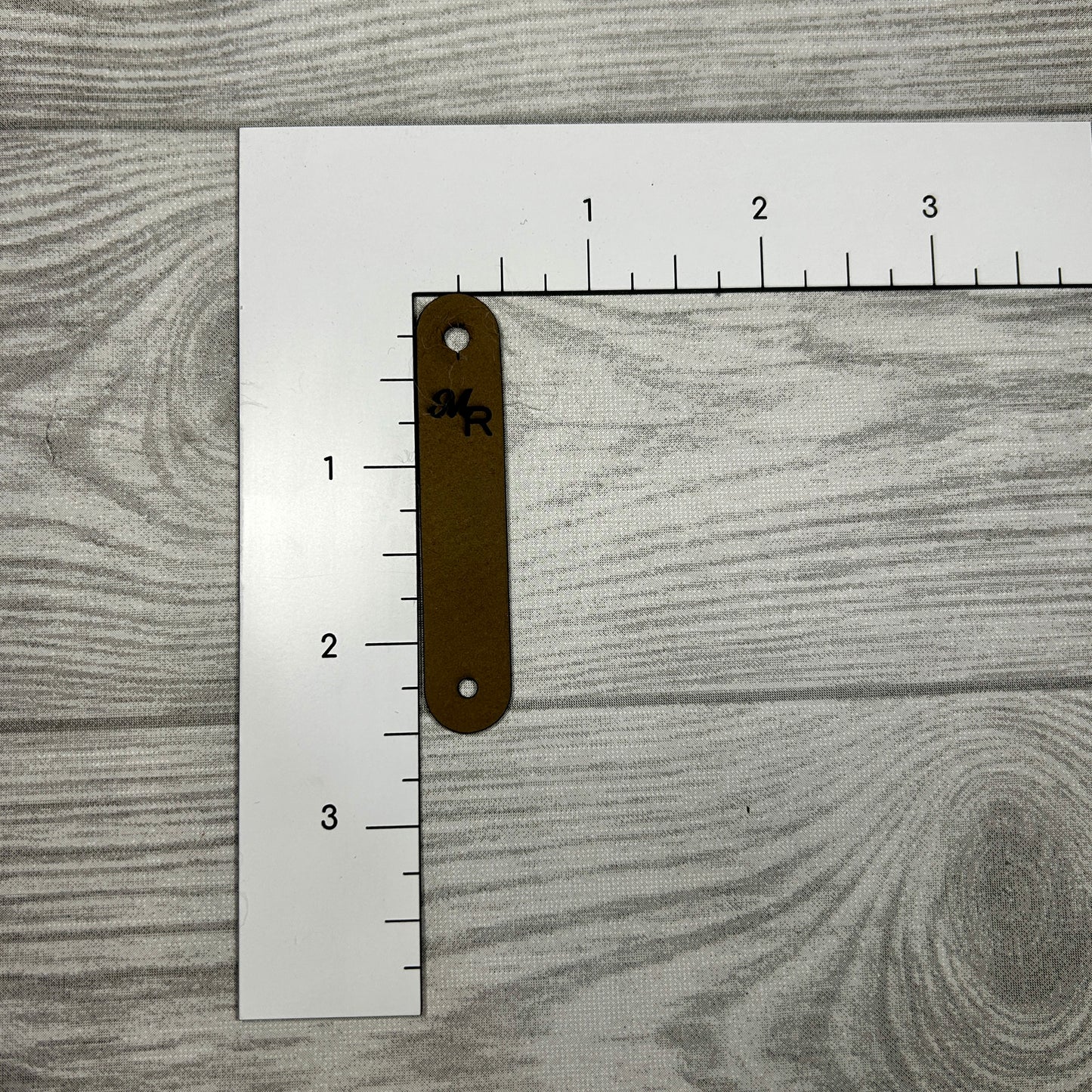 Leatherette Double Cap Flat Lay Narrow