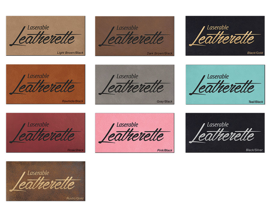 Rivet Leatherette Tags - Sew Free