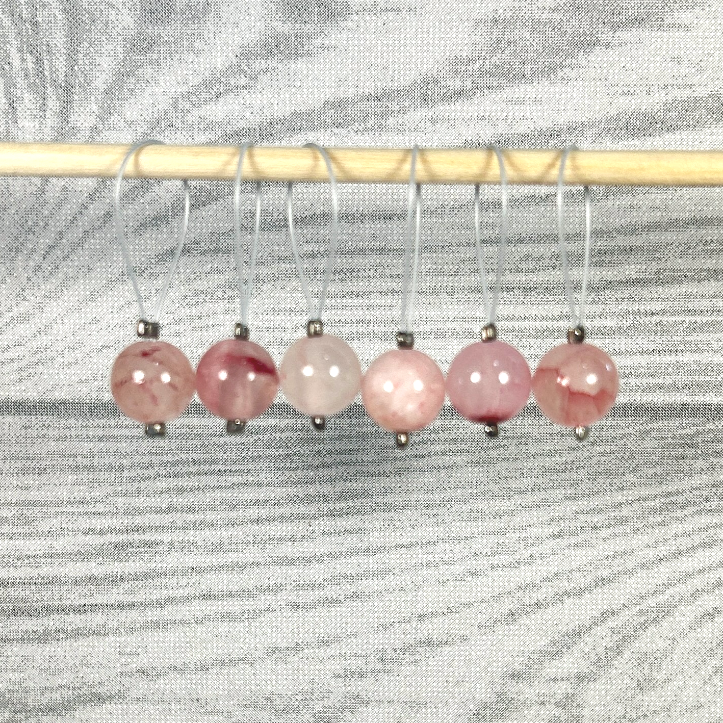 Pink Quartz Stitch marker