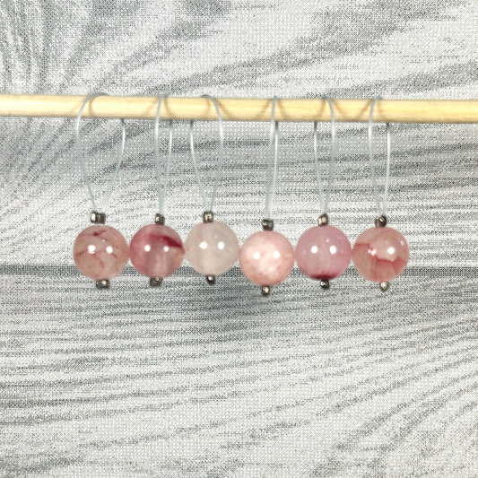 Pink Quartz Stitch marker
