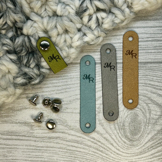 Suede Double Cap Fold Over Narrow