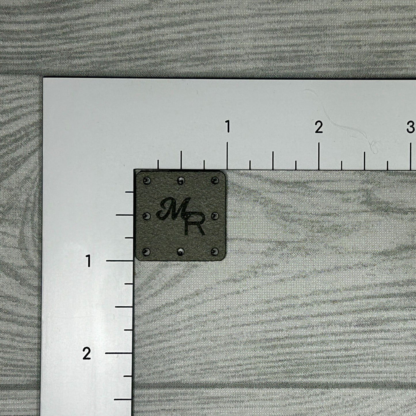 Suede Square Tags