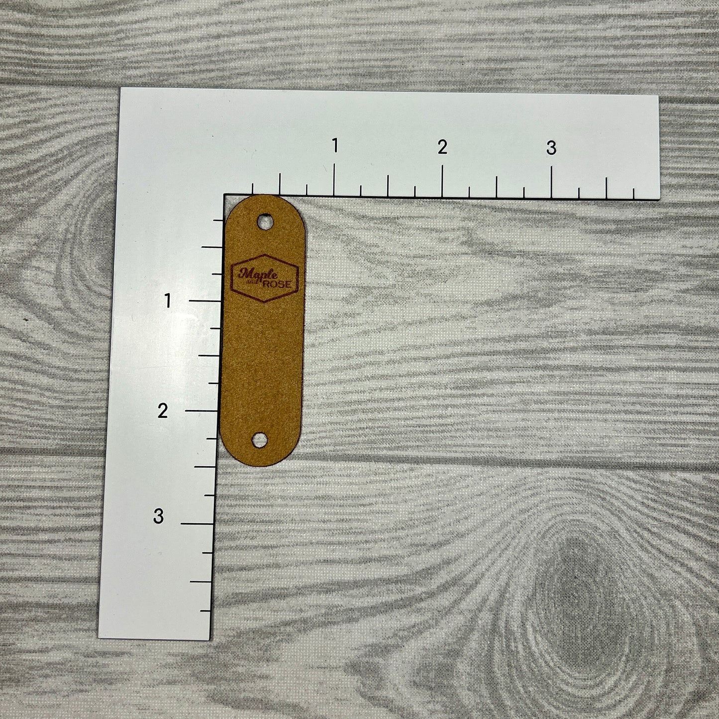 Suede Double Cap Fold Over Tags