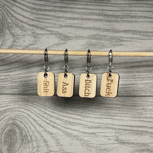 Swear Words Stitch Markers