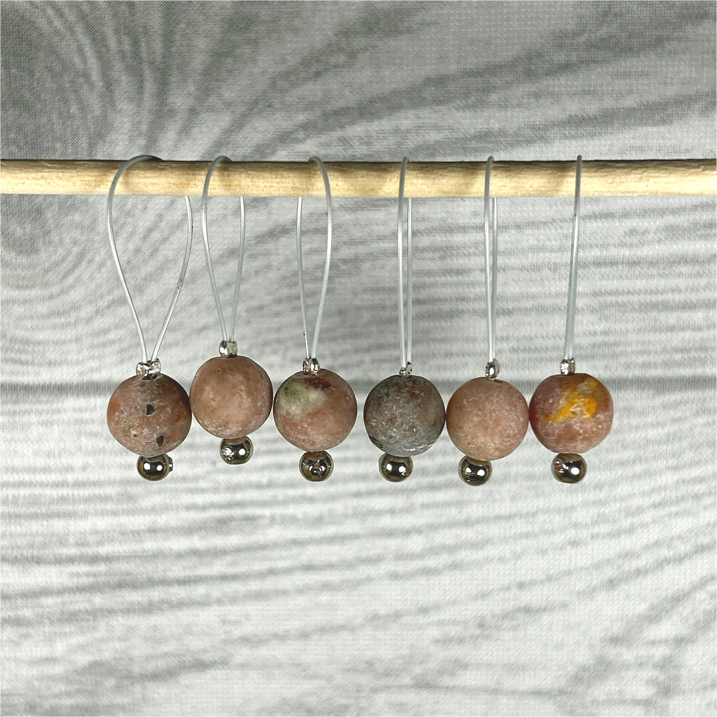 Plum Blossom Bead Stitch Markers