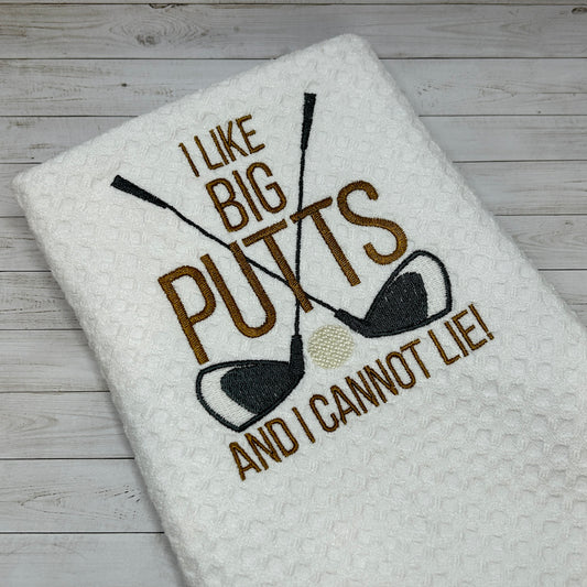 Big Putts Golf Towel