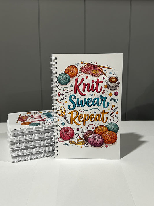 Knit Swear Repeat Notebook