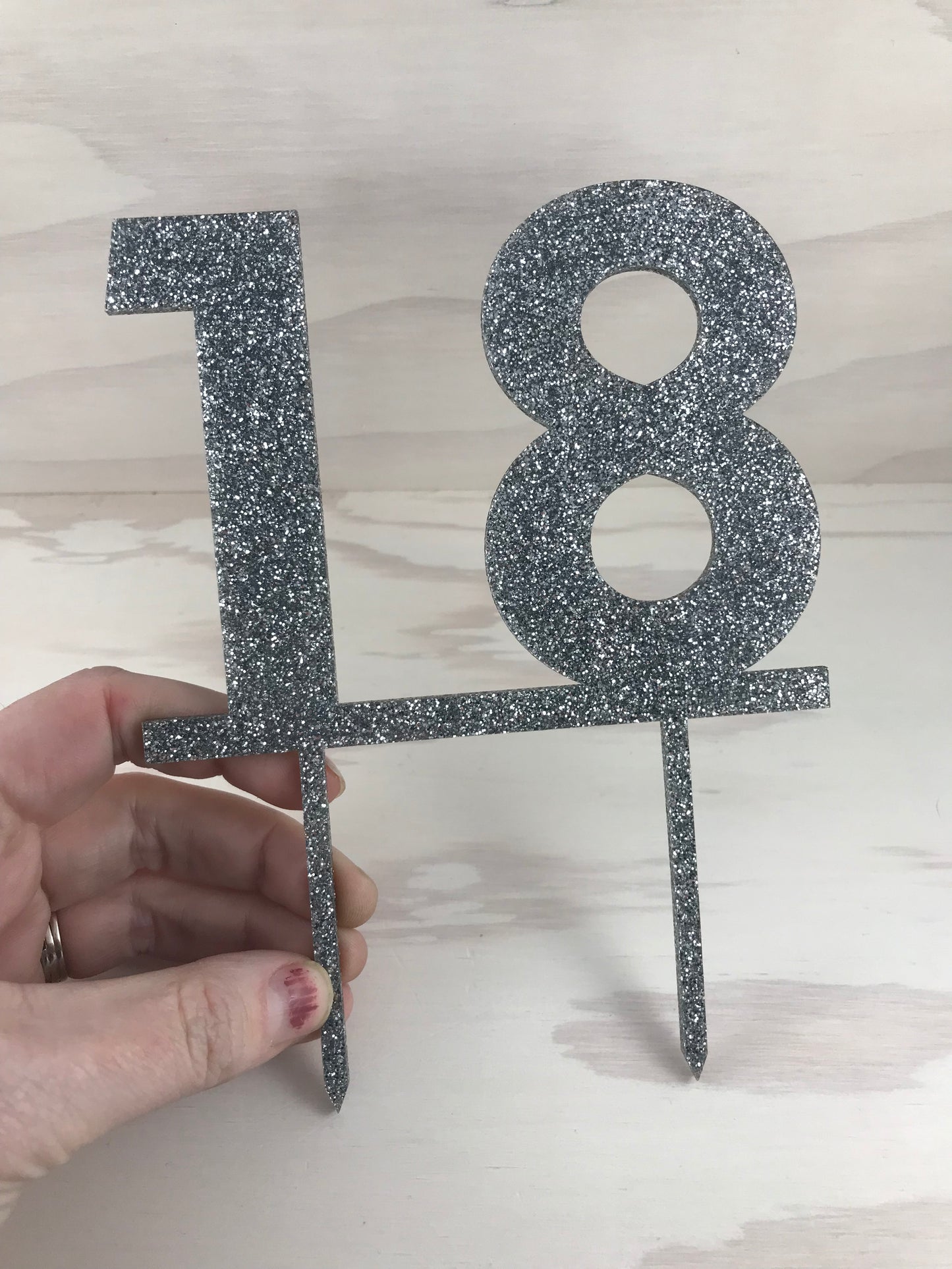 Numbered Cup/Cake Topper