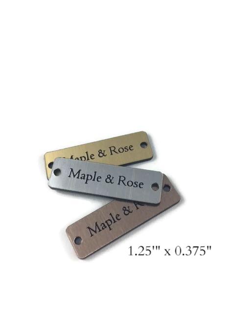 Acrylic NARROW tags