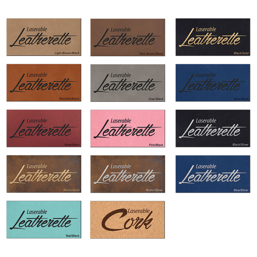 Chicago Screw Leatherette Tags
